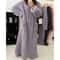 Winter Thickened Coral Velvet Sleeping Gown Professional Warm Jacquard Long Section Loungewear 9