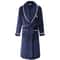 Mens Plus Size Thick Flannel Robe Professional Coral Fleece Kimono Winter Sleepwear Gown 9