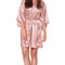 Solid Silk Satin Short Kimono Robe Professional Bridal Party Peignoir Sexy Fashion Bathrobe 15