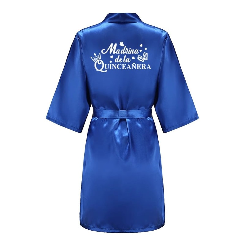 Princess Quinceanera Birthday Party Robe Professional Silkly Nightgown Mis XV Sweet 15 Bathrobe 13