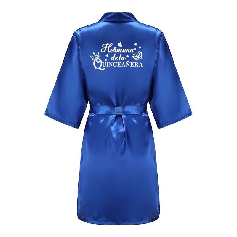 Princess Quinceanera Birthday Party Robe Professional Silkly Nightgown Mis XV Sweet 15 Bathrobe 15