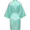 Elegant Solid Satin Night Robe Professional Half Sleeve VNeck House Robe With Belt 11