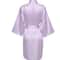 Elegant Solid Satin Night Robe Professional Half Sleeve VNeck House Robe With Belt 13