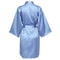 Elegant Solid Satin Night Robe Professional Half Sleeve VNeck House Robe With Belt 20