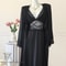 Sexy Lace Trim Female Long Robe Set Professional Satin Suspender Nightdress Casual Summer Bathrob 16