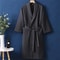 100 Cotton Couple Waffle Robe Professional Kimono Bathrobe Casual Summer Loungewear 15
