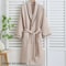 100 Cotton Couple Waffle Robe Professional Kimono Bathrobe Casual Summer Loungewear 7