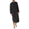 Mens ButtonDown Stand Collar Robe Professional Long Sleeve Nightgown Fashionable Loose Home Wear 3