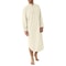 Mens ButtonDown Stand Collar Robe Professional Long Sleeve Nightgown Fashionable Loose Home Wear 4