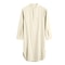 Mens ButtonDown Stand Collar Robe Professional Long Sleeve Nightgown Fashionable Loose Home Wear 10