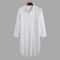 Mens ButtonDown Stand Collar Robe Professional Long Sleeve Nightgown Fashionable Loose Home Wear 11