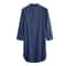 Mens ButtonDown Stand Collar Robe Professional Long Sleeve Nightgown Fashionable Loose Home Wear 6