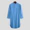 Mens ButtonDown Stand Collar Robe Professional Long Sleeve Nightgown Fashionable Loose Home Wear 8