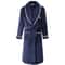 Mens AutumnWinter Thick Flannel Robe Professional Coral Fleece Kimono Plus Size Loungewear 6