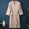 Premium Cotton Terry Waffle Robe Professional Thin Morning Gown HotelGrade Couples Bathrobe 10