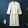 Premium Cotton Terry Waffle Robe Professional Thin Morning Gown HotelGrade Couples Bathrobe 7