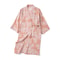 Japanese Style Printed Cotton Kimono Professional Loose Fitting Bathrobe Sweat Steaming Pajamas 10