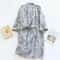 Japanese Style Printed Cotton Kimono Professional Loose Fitting Bathrobe Sweat Steaming Pajamas 8