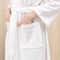 Premium Waffle Weave Couples Bathrobe Professional Shower Sleepwear Long Nightgown For Men And Wo 5
