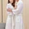 Premium Waffle Weave Couples Bathrobe Professional Shower Sleepwear Long Nightgown For Men And Wo 7
