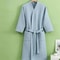 Premium Cotton Waffle Bathrobe Professional QuickDrying Design For Women Men Couples 7