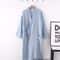 Japanese Cotton Crepe Kimono Robe Professional Couples Bathrobe Breathable SpringAutumn Sleepwear 6