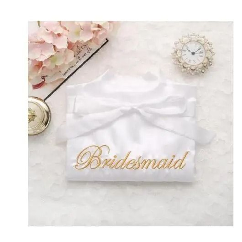 Embroidery Bridal Kimono Robe Professional Satin Nightgown Sexy Short Wedding Bathrobe 6