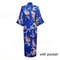 Luxurious Long Satin Kimono Robe Professional Bride Bridesmaid Dressing Gown With Pockets 6