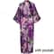 Luxurious Long Satin Kimono Robe Professional Bride Bridesmaid Dressing Gown With Pockets 17