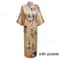 Luxurious Long Satin Kimono Robe Professional Bride Bridesmaid Dressing Gown With Pockets 19