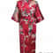 Luxurious Long Satin Kimono Robe Professional Bride Bridesmaid Dressing Gown With Pockets 20