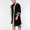Mens Womens Cotton Waffle Kimono Robe Professional Couples Sauna Yukata Casual Home Wear 3