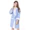 Mens Womens Cotton Waffle Kimono Robe Professional Couples Sauna Yukata Casual Home Wear 13