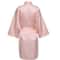 Wedding Party Team Bride Kimono Professional Plain Satin Bridesmaid Bathrobe Wedding Pajamas 4