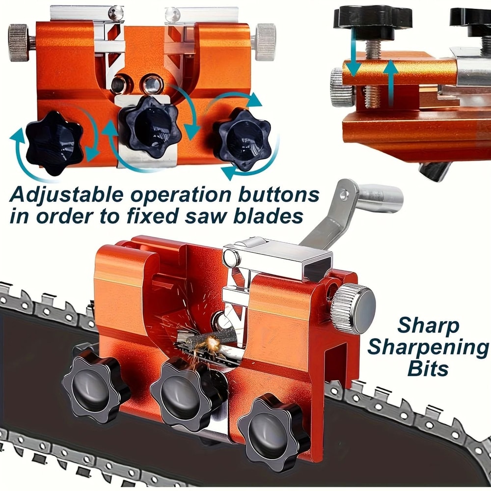 Portable Hand Chain Grinder Professional Handheld Chainsaw Sharpening Tool Quick Grinding Equipme 1