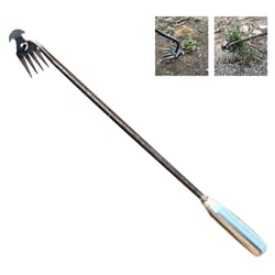 heavy-duty hand weeder tool – professional long-handle manual weed digger for yard, lawn & farmhouse gardening