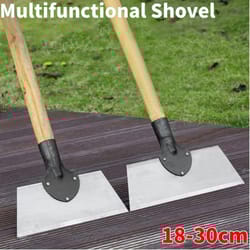 multifunctional manganese steel garden shovel – professional flat shovel for deicing, weeding & farm maintenance