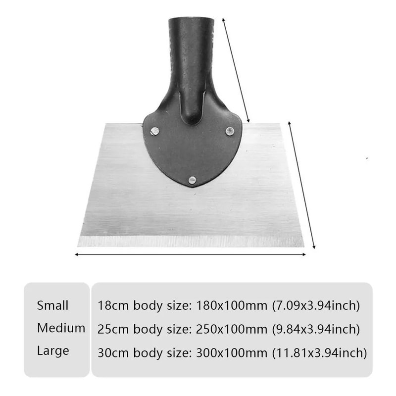 Multifunctional Manganese Steel Garden Shovel Professional Flat Shovel For Deicing Weeding Farm M 5