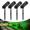 Professional Solar LED Outdoor Spotlight IP65 Green Garden Uplight For Trees Pathways Yard 4PCS S 6