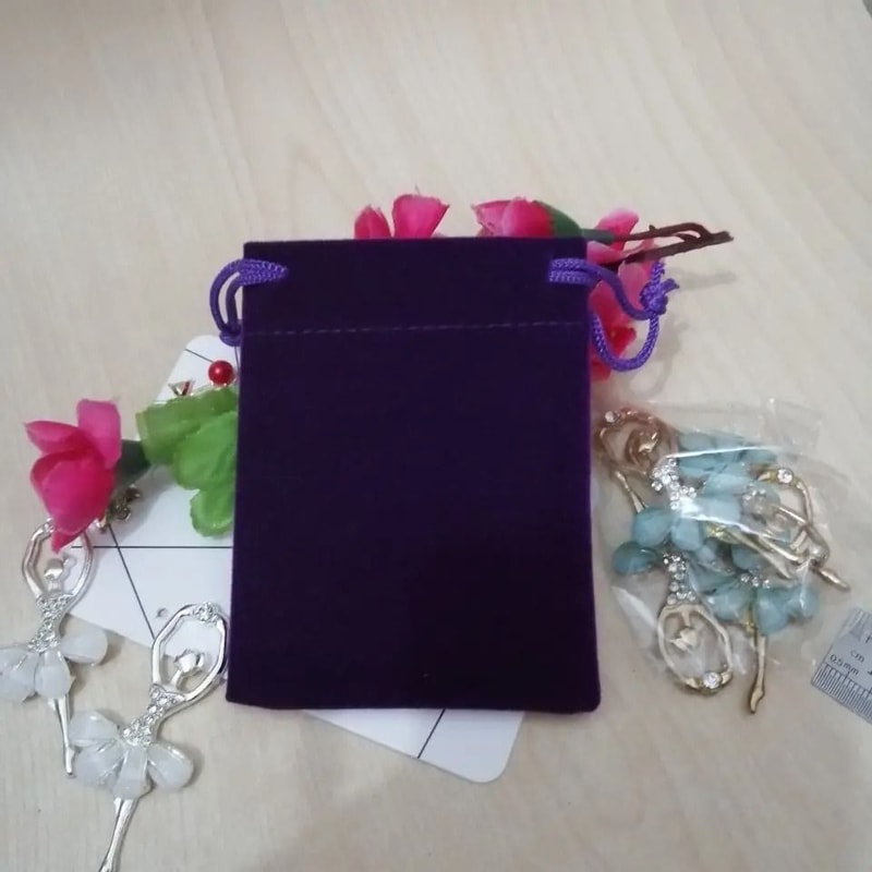 Drawstring Velvet Jewelry Bags HighPerformance Necklace Packaging Luxury Gift Pouches 100pcslot 13