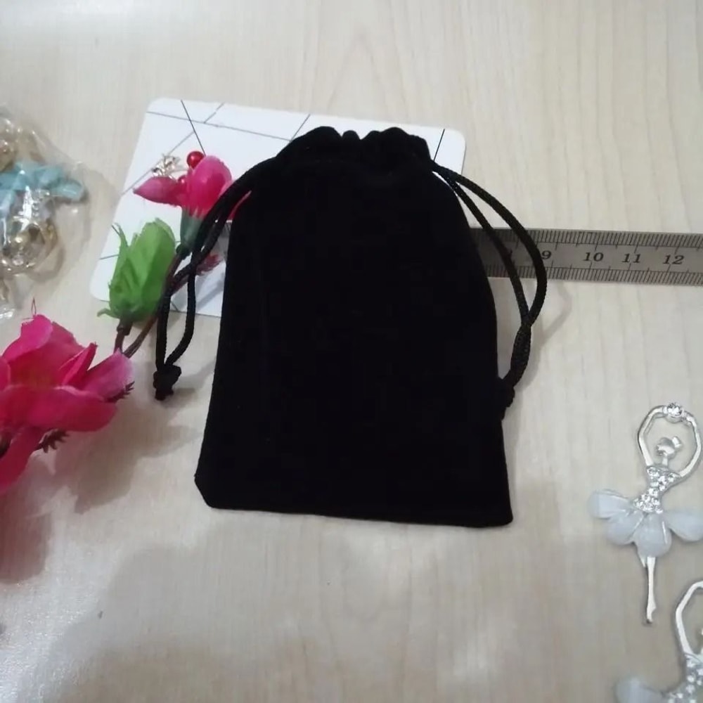 Drawstring Velvet Jewelry Bags HighPerformance Necklace Packaging Luxury Gift Pouches 100pcslot 8