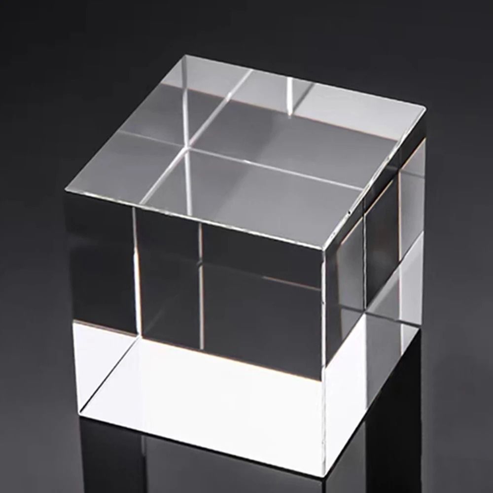 HUNST K9 Artificial Crystal Cube HighPerformance Rectangular Glass Column For Custom Laser Engravi 9