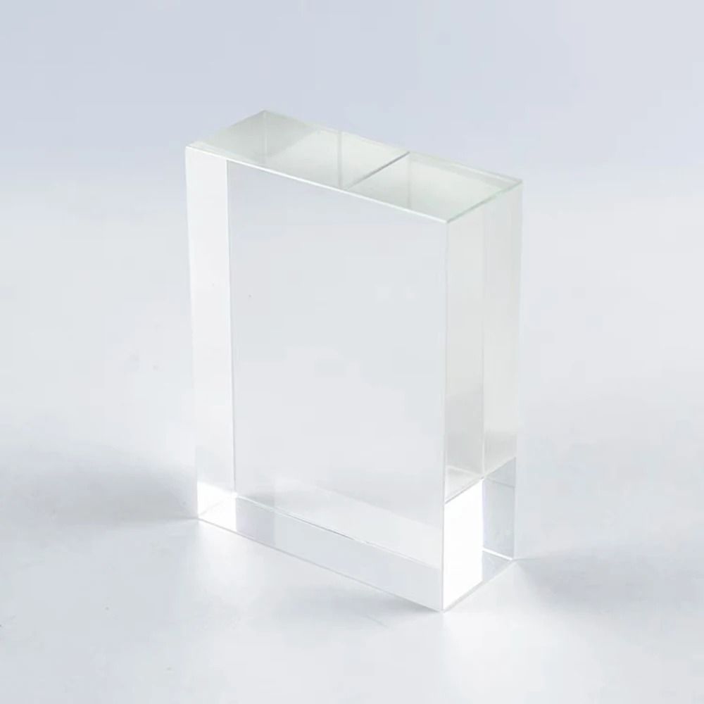 HUNST K9 Artificial Crystal Cube HighPerformance Rectangular Glass Column For Custom Laser Engravi 10