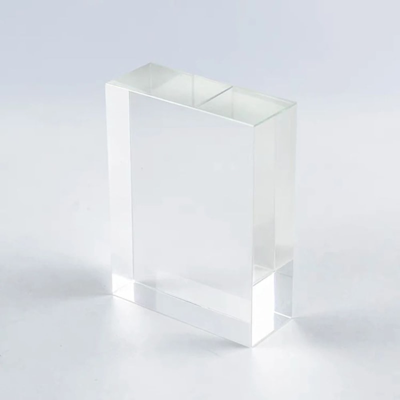 HUNST K9 Artificial Crystal Cube HighPerformance Rectangular Glass Column For Custom Laser Engravi 10
