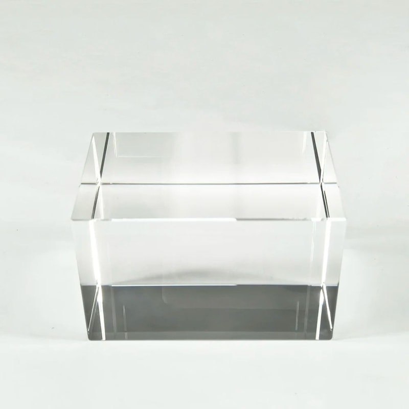 HUNST K9 Artificial Crystal Cube HighPerformance Rectangular Glass Column For Custom Laser Engravi 12