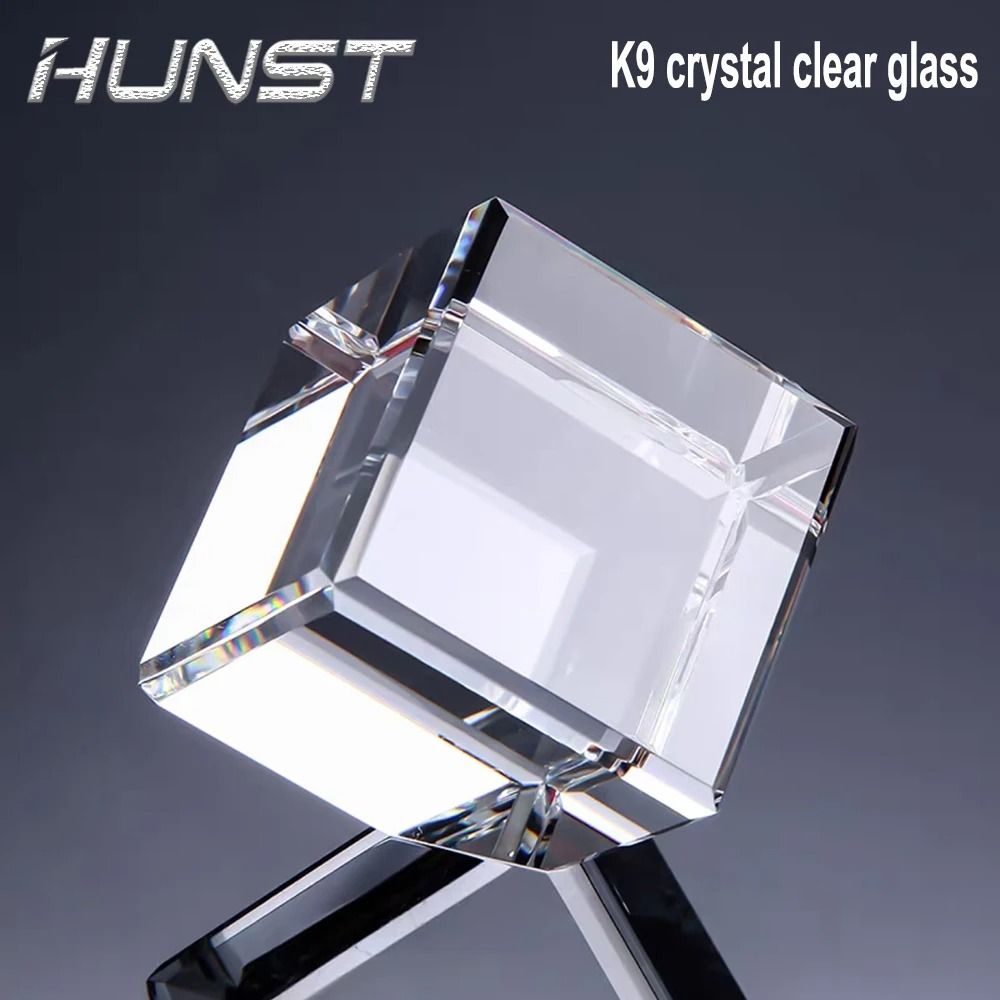 HUNST K9 Artificial Crystal Cube HighPerformance Rectangular Glass Column For Custom Laser Engravi 3