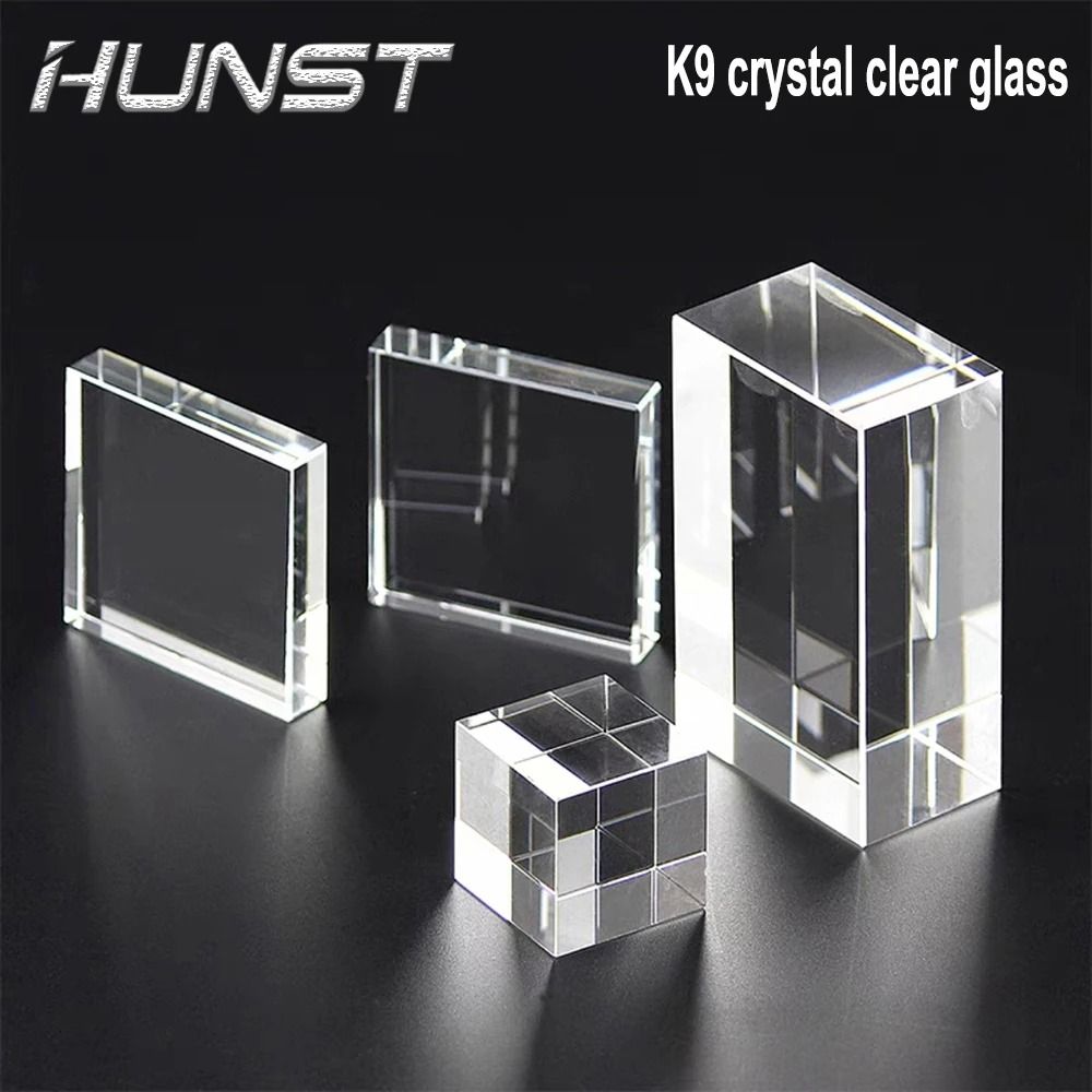 HUNST K9 Artificial Crystal Cube HighPerformance Rectangular Glass Column For Custom Laser Engravi 4