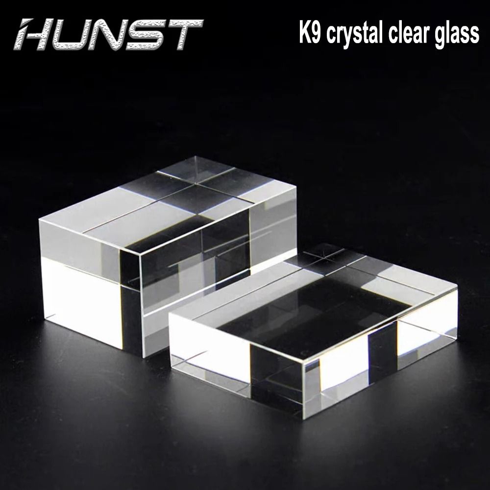 HUNST K9 Artificial Crystal Cube HighPerformance Rectangular Glass Column For Custom Laser Engravi 5