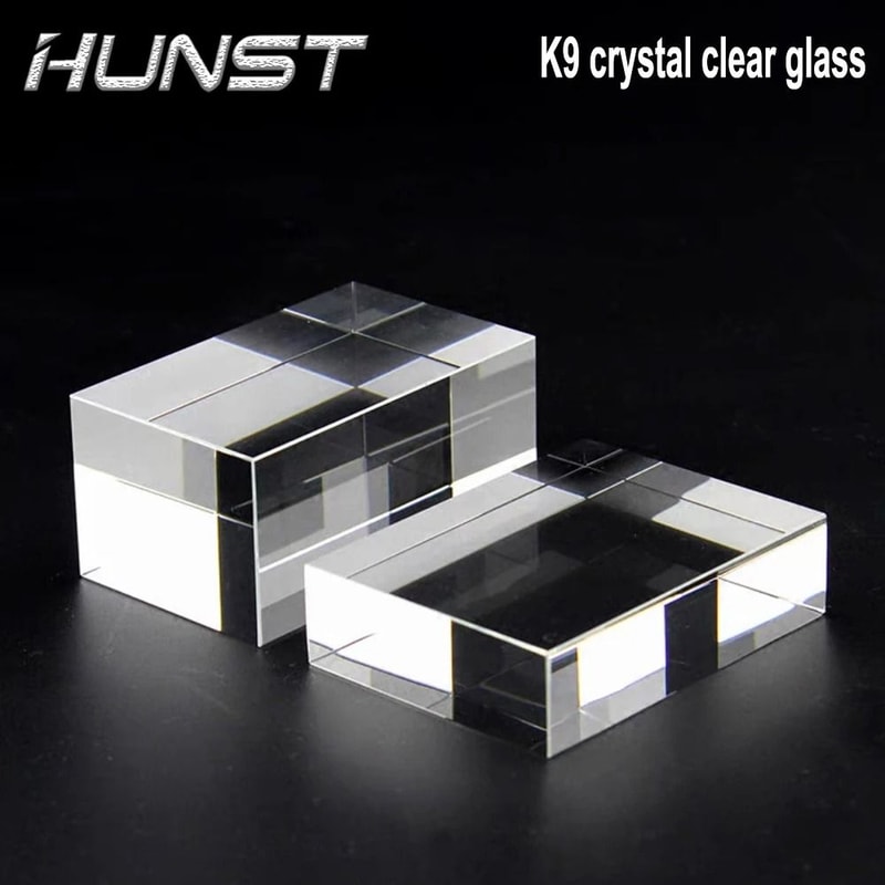 HUNST K9 Artificial Crystal Cube HighPerformance Rectangular Glass Column For Custom Laser Engravi 5