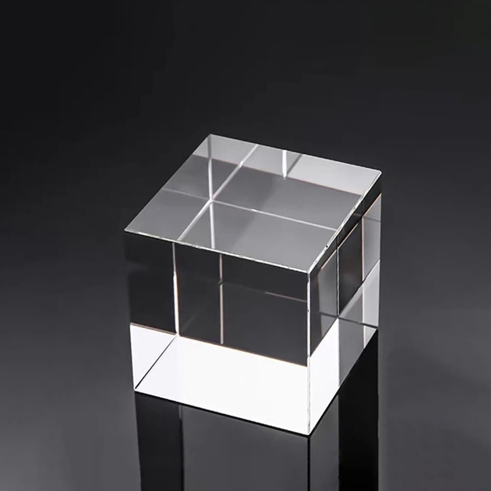 HUNST K9 Artificial Crystal Cube HighPerformance Rectangular Glass Column For Custom Laser Engravi 6